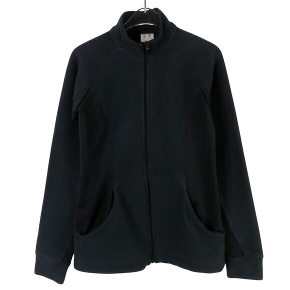 Under Armour Women's Black Fleece Zip Up Jacket Extra Small XS - Picture 6 of 7